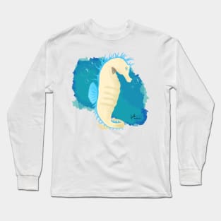 Seahorse Aziraphale Long Sleeve T-Shirt